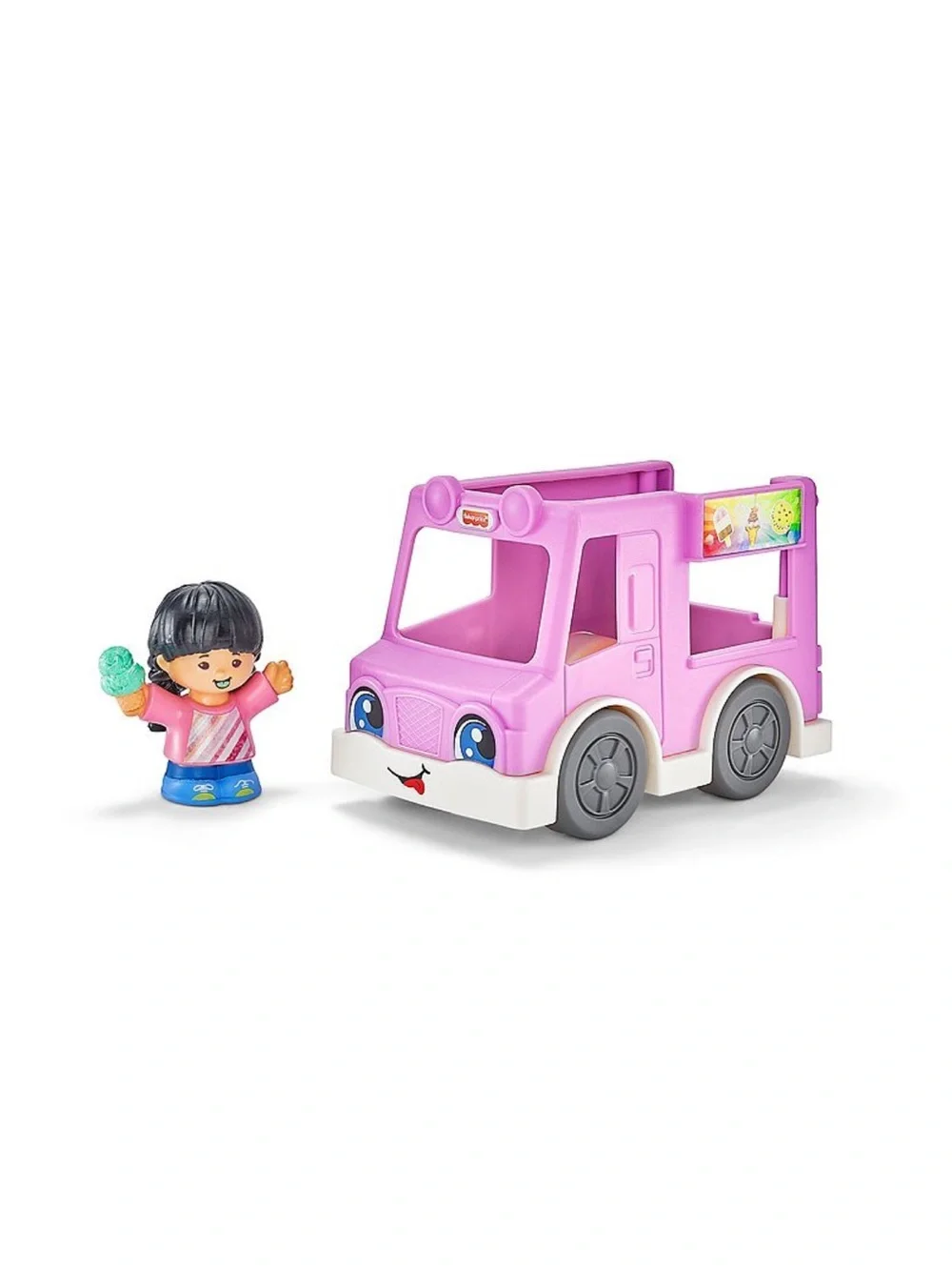Kohl's Cares for Kids Fisher Price Little People Purple Ice Cream Truck Book Set